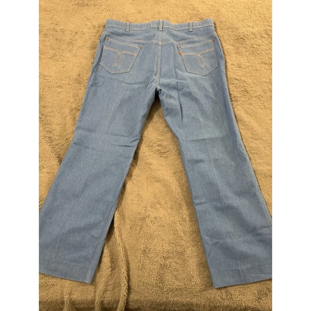 Levis Jeans Mens 38x30 Light Wash Straight Leg Wide Orange Tab Vintage